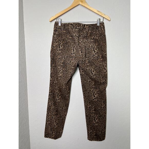 Elliott‎ Lauren Women's Leopard Straight Leg Pant Size 6 - Picture 6 of 9